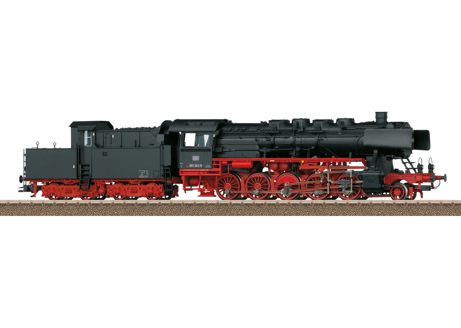 Trix 25830 DB Dampflokomotive mit Kabinentender Baureihe 051